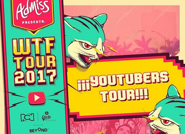 WTF Tour 2017 ¡Los Youtubers locales más destacados en un mismo escenario!