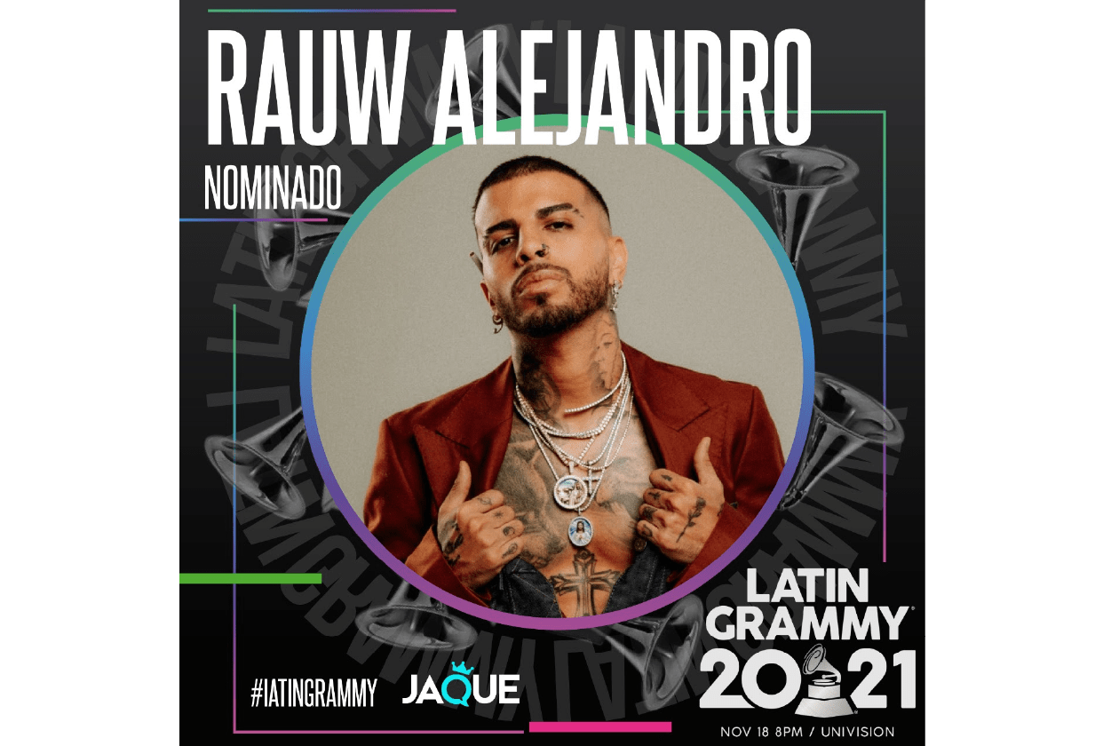 ¡NADA LO DETIENE! LA SUPER ESTRELLA RAUW ALEJANDRO RECIBE TRES NOMINACIONES AL LATIN GRAMMY 2021