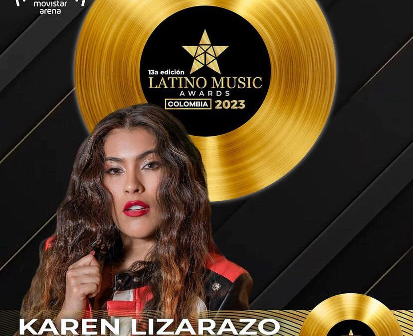 Karen Lizarazo ganadora ‘Mejor artista femenina vallenato’ en los Latino Show Awards 2023