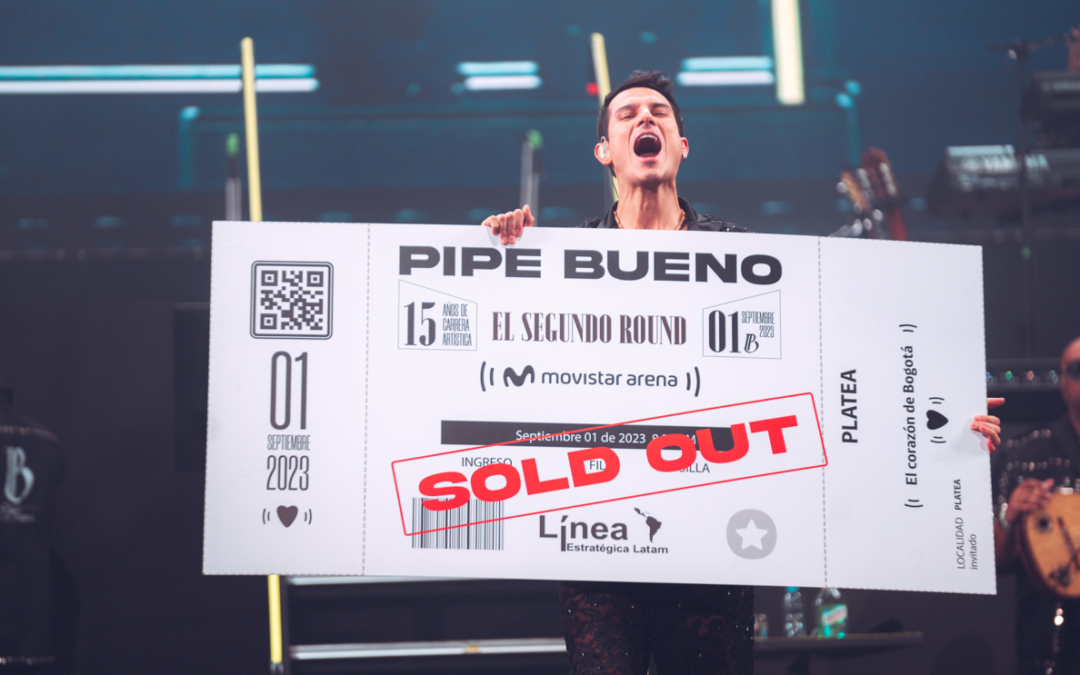 PIPE BUENO celebra 15 años de carrera con su segundo SOLD OUT en Colombia en menos de un año