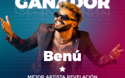 Benú es galardonado como «Mejor Artista Revelación» en Premios Mi Gente 2023