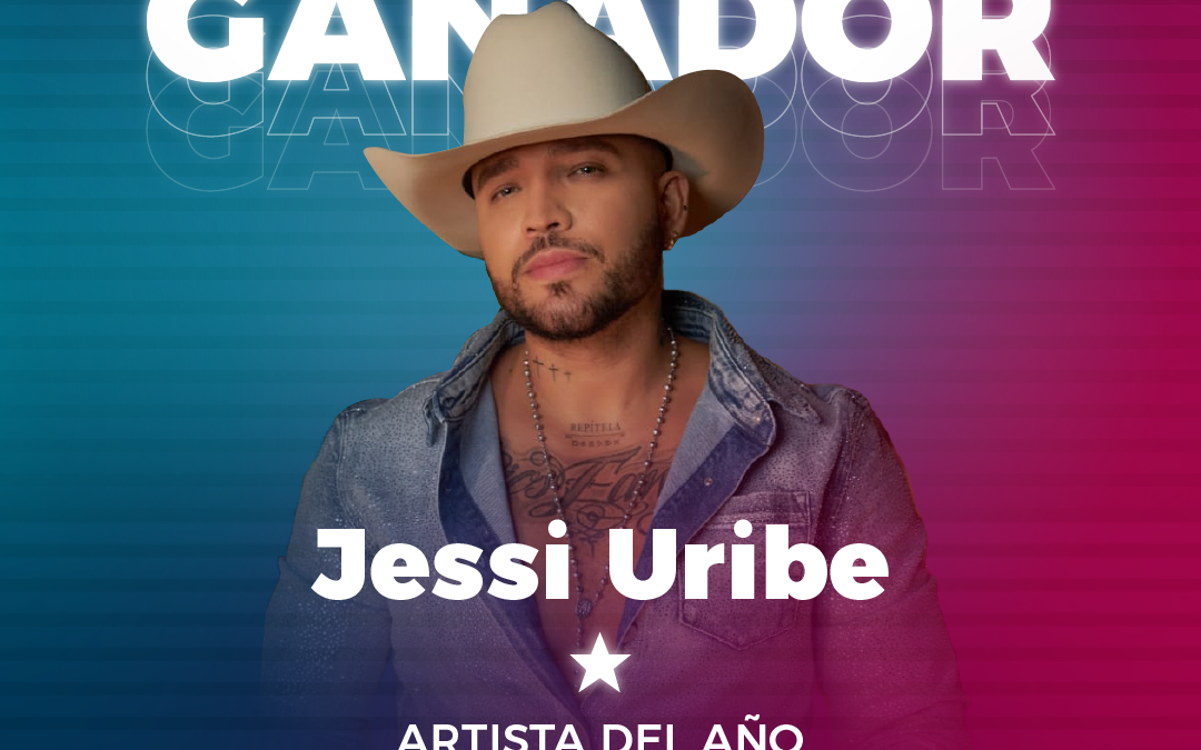 ¡Por partida doble! Así es como Jessi Uribe es galardonado «Mejor Artista del Año» y «Mejor Video Musical» en Premios Mi Gente 2023